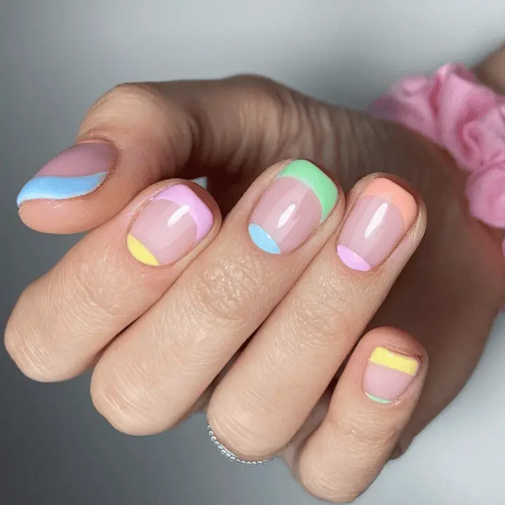 Simple summer nails