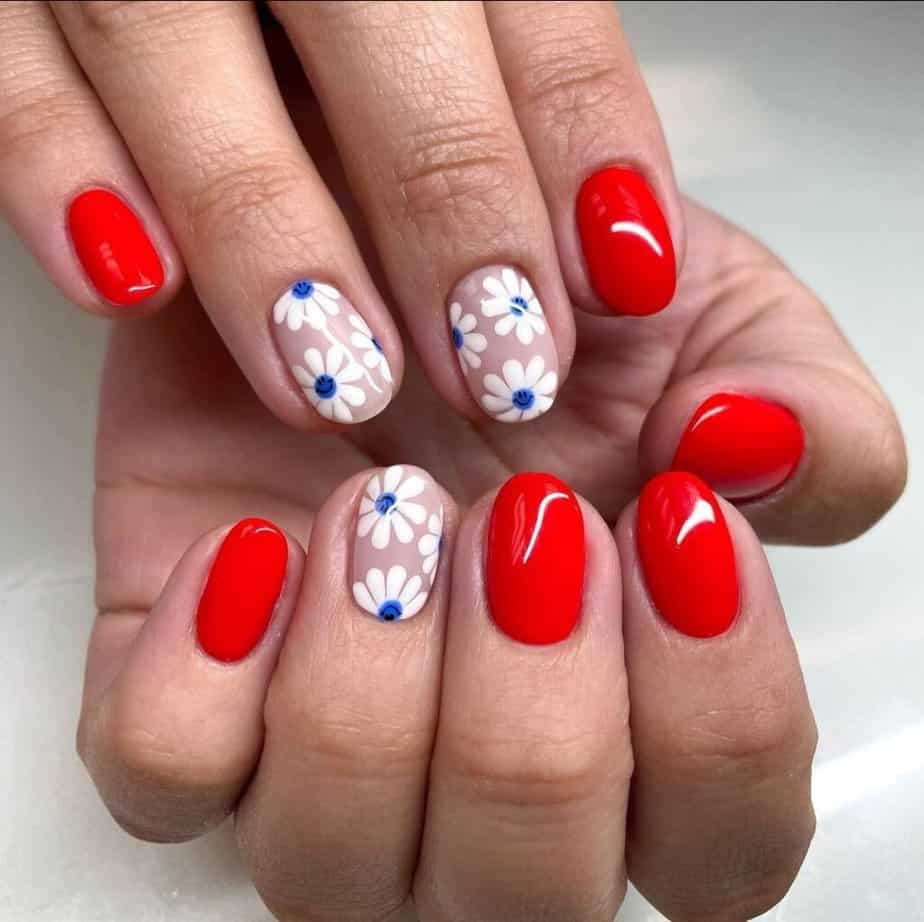 cute fourth of july nails